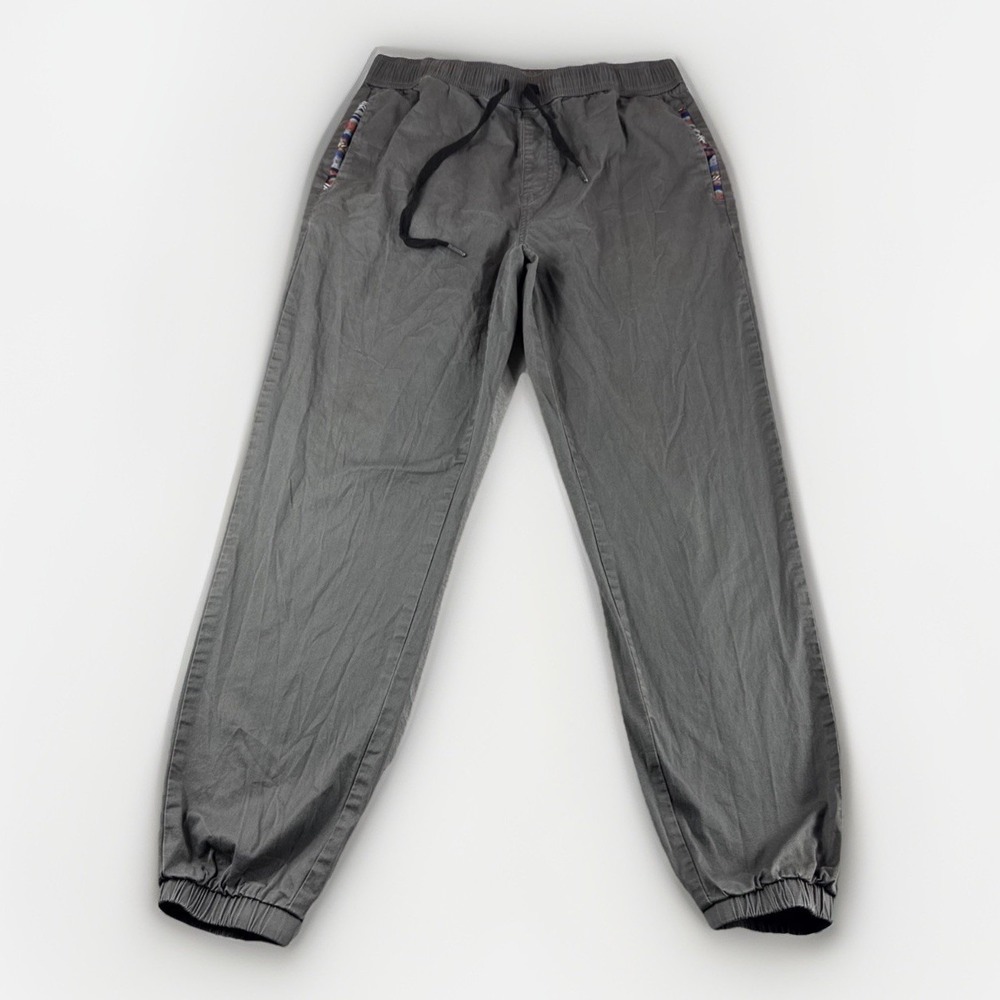 JMierr Joggers Mens 32 Gray Sweatpants Drawstring Pants Tapered Stretch Workout